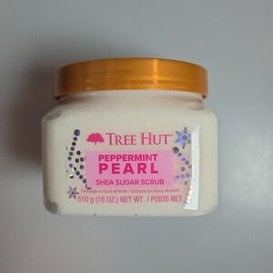 Tree Hut Peppermint Pearl Shea Sugar Scrub | Exfoliating Body Scrub | 18 fl oz
